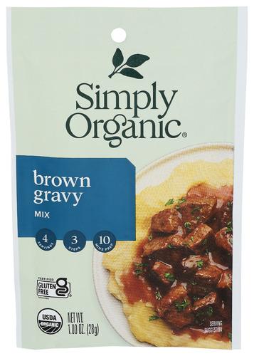 Simply Organic Mix Gravy Brown - 0.9 Oz (12 Units)