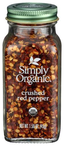 Simply Organic Btl Red Pepper Crshd - 1.59 Oz (6 Units)