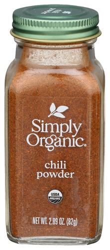 Simply Organic Chili Powder - 2.89 Oz (6 Units)