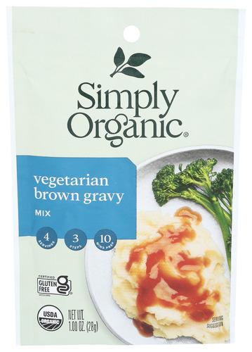Simply Organic Mix Gravy Brown Vegtbl - 1 Oz (12 Units)