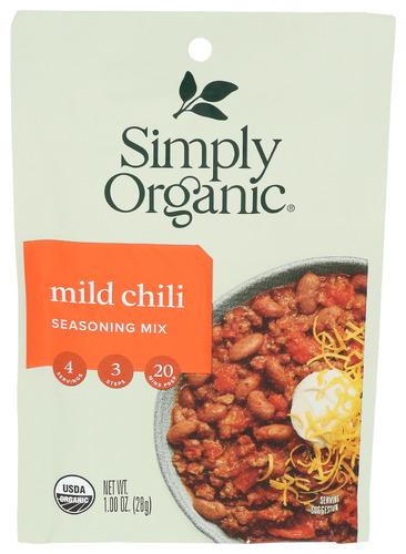 Simply Organic Mix Chili Mild - 1 Oz (12 Units)