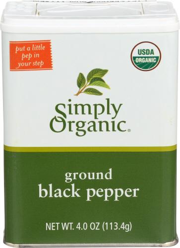 Simply Organic Pepper Blk Grnd - 4 Oz (6 Units)