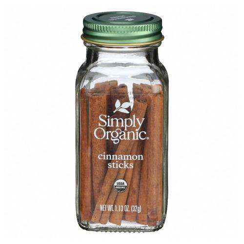 Simply Organic Cinnamon Sticks Whl Bttl - 1.13 Oz (6 Units)