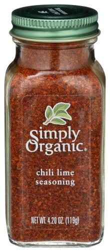 Simply Organic Chili Lime Seasoning - 4.2 Oz (6 Units)
