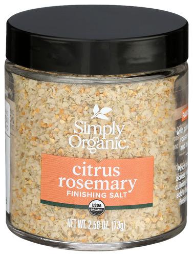 Simply Organic Salt Finishn Citrs Rsmry - 2.58 Oz (6 Units)