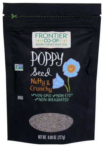 Frontier Herb Seeds Poppy Whole - 8 Oz (12 Units)