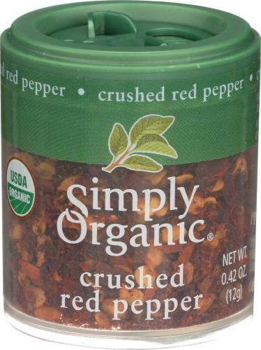 Simply Organic Mini Red Pepper Crshd - 0.42 Oz (6 Units)