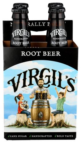 Virgils Soda Root Beer 4Pk - 48 Fo (6 Units)