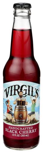 Virgils Soda Blck Chrry Bottle - 12 Fo (24 Units)