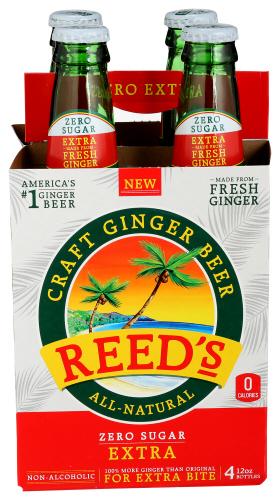 Reeds Soda 4Pk Xtra Gngr Beer - 48 Fo (6 Units)