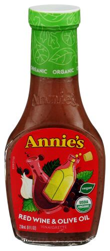 Annies Homegrown Drssng Wine Olive Oil - 8 Oz (6 Units)