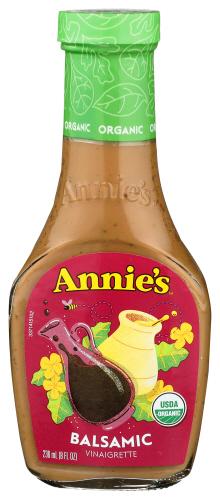 Annies Homegrown Drssng Vngrt Balsamic - 8 Oz (6 Units)