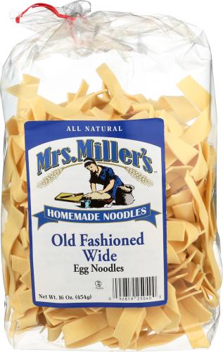 Mrs Millers Noodle Wide - 16 Oz (6 Units)