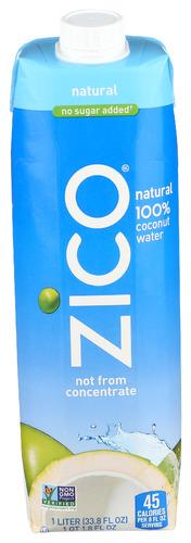 Zico Coconut Wtr Plain - 33.8 Fo (12 Units)