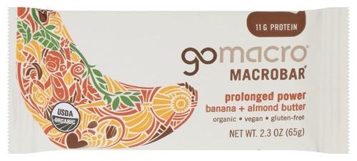 Gomacro Bar Banana & Almond Butter Organic - 2.3 Oz (12 Units)