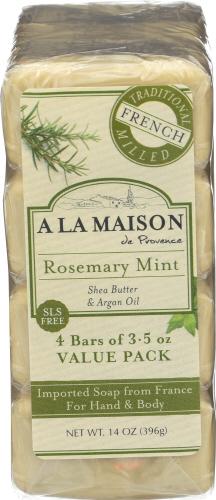 A La Maison Soap Bar 4Pk Rosemary - 14 Oz (1 Units)