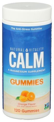Natural Vitality Calm Orange Gummies - 120 Pc (1 Units)