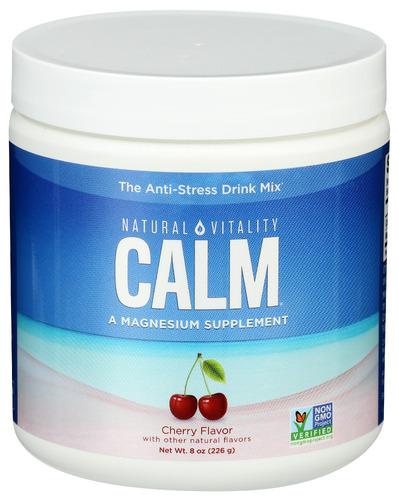 Natural Vitality Calm Powder Cherry - 8 Oz (1 Units)