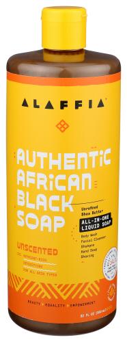 Alaffia Soap Liquid Black Unscented - 32 Fo (1 Units)
