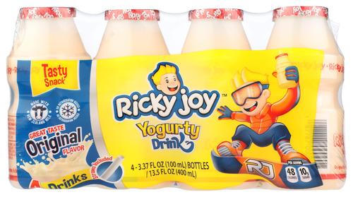 Ricky Joy Drink Yogurty Original - 13.5 Fo (10 Units)