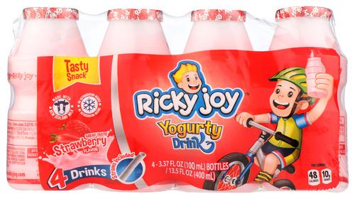 Ricky Joy Drink Yogurty Strawbrry - 13.5 Fo (10 Units)