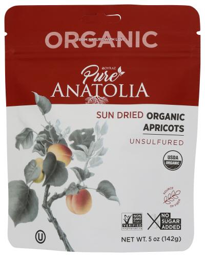 Pure Anatolia Apricot Sun Dried Organic - 5 Oz (6 Units)