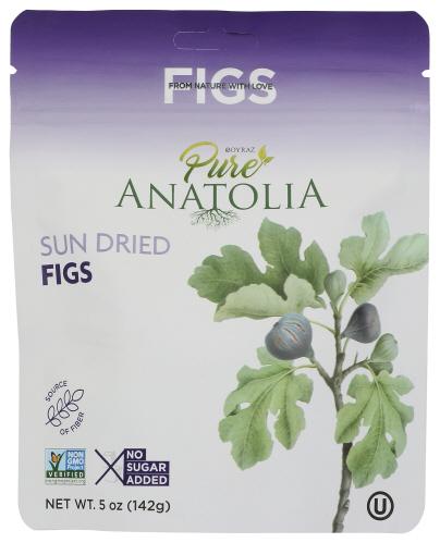 Pure Anatolia Figs Sun Dried - 5 Oz (6 Units)