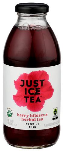 Just Ice Tea Tea Ber Hib Organic - 16 Fo (12 Units)