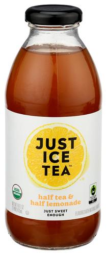 Just Ice Tea Tea Hlf Hlf Organic - 16 Fo (12 Units)