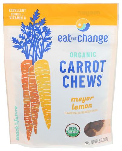 Eat The Change Carrot Chews Meyer Lemon - 4.2 Oz (8 Units)