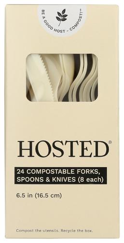Hosted Cutlety Assorted 24Ct - 24 Ct (20 Units)