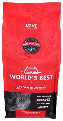 Worlds Best Cat Litter Litter Multi Cat Clumping - 8 Lb (1 Units)