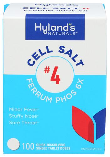 Hyland Cell Salt 4 Ferr Phos 6X - 100 Tb (1 Units)