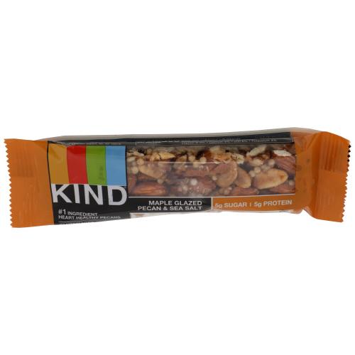 Kind Bar Mpl Glzd Pecan & Sslt - 1.4 Oz (12 Units)