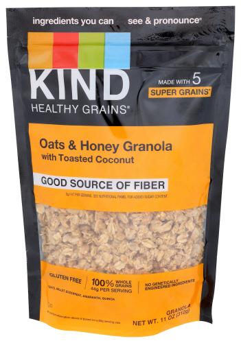 Kind Clusters Oats Honey Tst Coconut Ba - 11 Oz (6 Units)