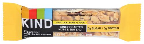 Kind Bar Honey Roasted Nut Sslt - 1.4 Oz (12 Units)