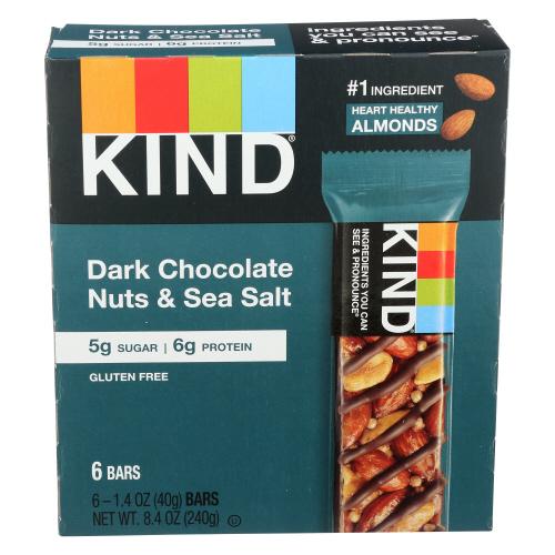 Kind Bar Drk Chocolate Nuts Sea Salt - 8.4 Oz (10 Units)