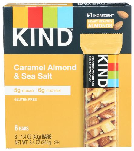 Kind Bar Caramel Almond Sea Salt - 8.4 Oz (10 Units)