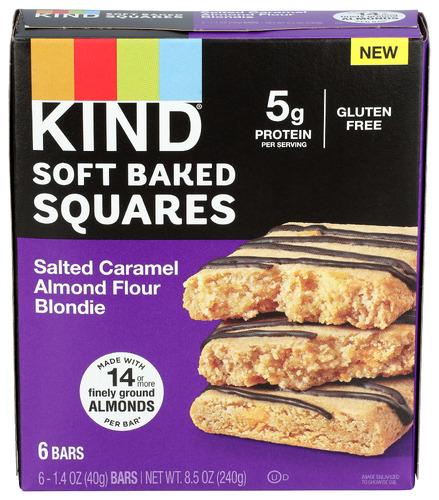 Kind Squares Sltd Crmel Almond - 8.5 Oz (8 Units)