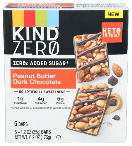 Kind Bar Zas Pb Drk Chocolate 5Ct - 6.2 Oz (6 Units)