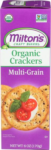 Miltons Crackers Multigrain Bkd Organic - 6 Oz (8 Units)