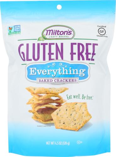 Miltons Cracker Bkd Evrything - 4.5 Oz (12 Units)