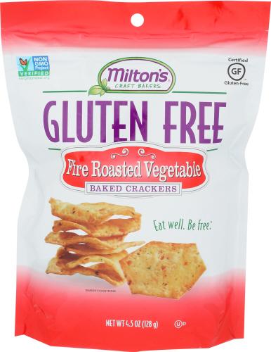 Miltons Cracker Fire Roasted Veg - 4.5 Oz (12 Units)