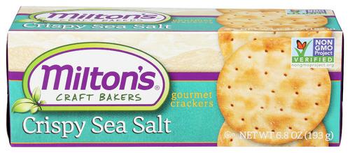 Miltons Crackr Gourmet Crispy Sea Salt - 6.8 Oz (8 Units)