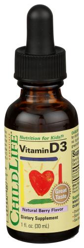 Childlife Drops Vitamin D3 Berry - 1 Fo (3 Units)