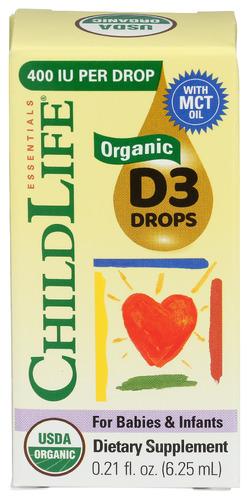 Childlife Kid Vitamin D3 Drop Organic - 6.25 Ml (1 Units)
