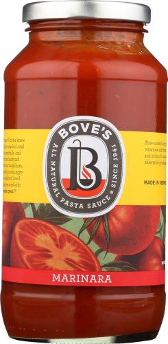 Boves Of Vermont Sauce Pasta Marinara - 24 Oz (6 Units)