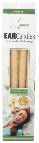Wally Ear Candle Beeswax Herbal - 4 Pc (1 Units)