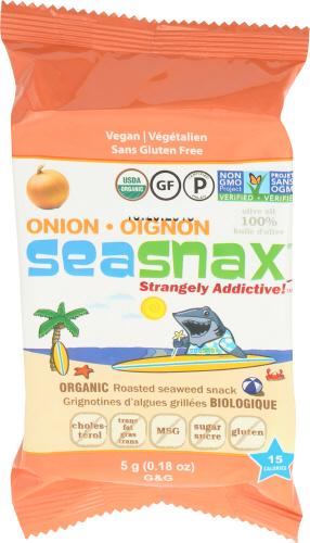 Sea Snax Seaweed Snk G&G Onion - 0.21 Oz (24 Units)