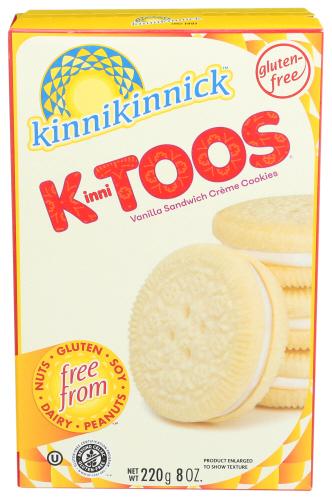 Kinnikinnick Cookie Ktoos Vanilla Crm - 8 Oz (6 Units)
